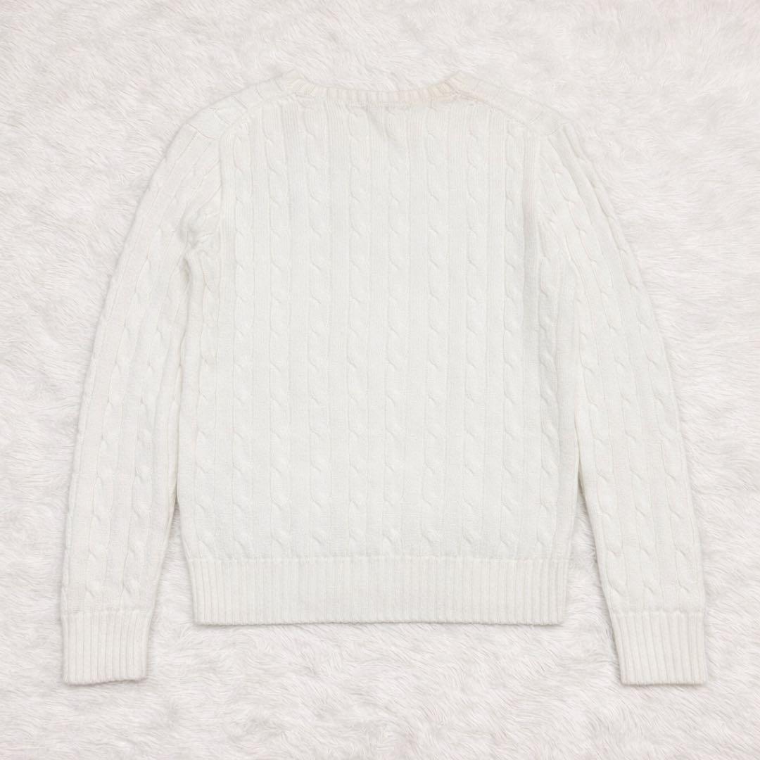 【極美品】POLO RALPH LAURENケーブルセーター★大人気カラー★QR