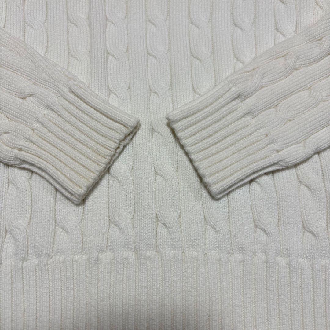 【極美品】POLO RALPH LAURENケーブルセーター★大人気カラー★QR