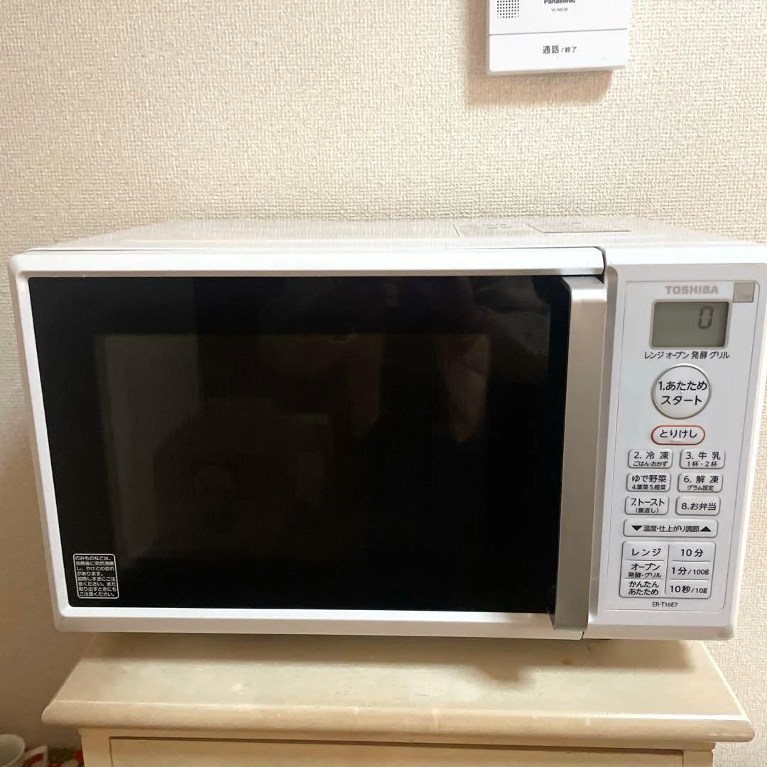【1/10以降発送】オーブンレンジ　東芝 ER-T16E7(KW) 2019年製