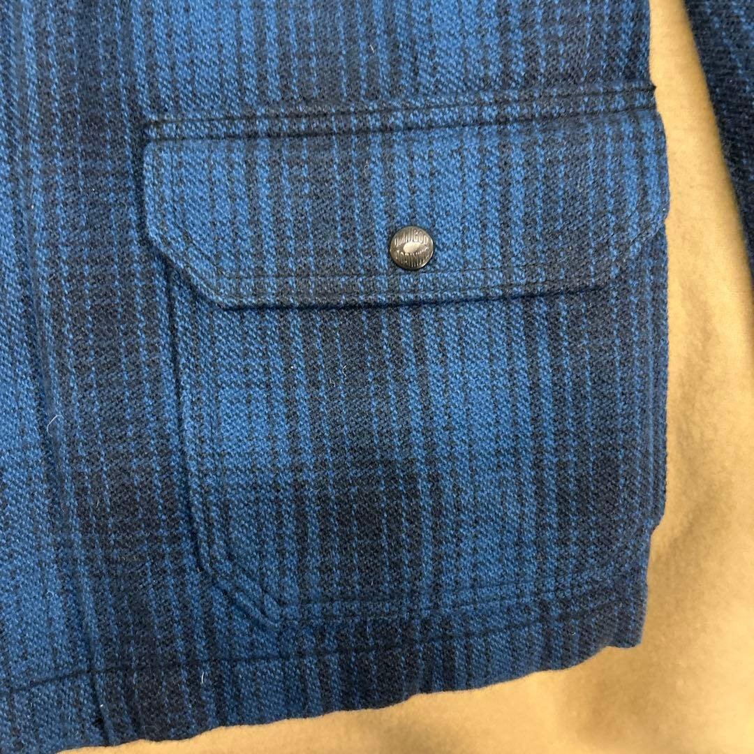 ドミンゴOMNIGODウールハンティングジャケット 4 青✖︎黒チェック美USED