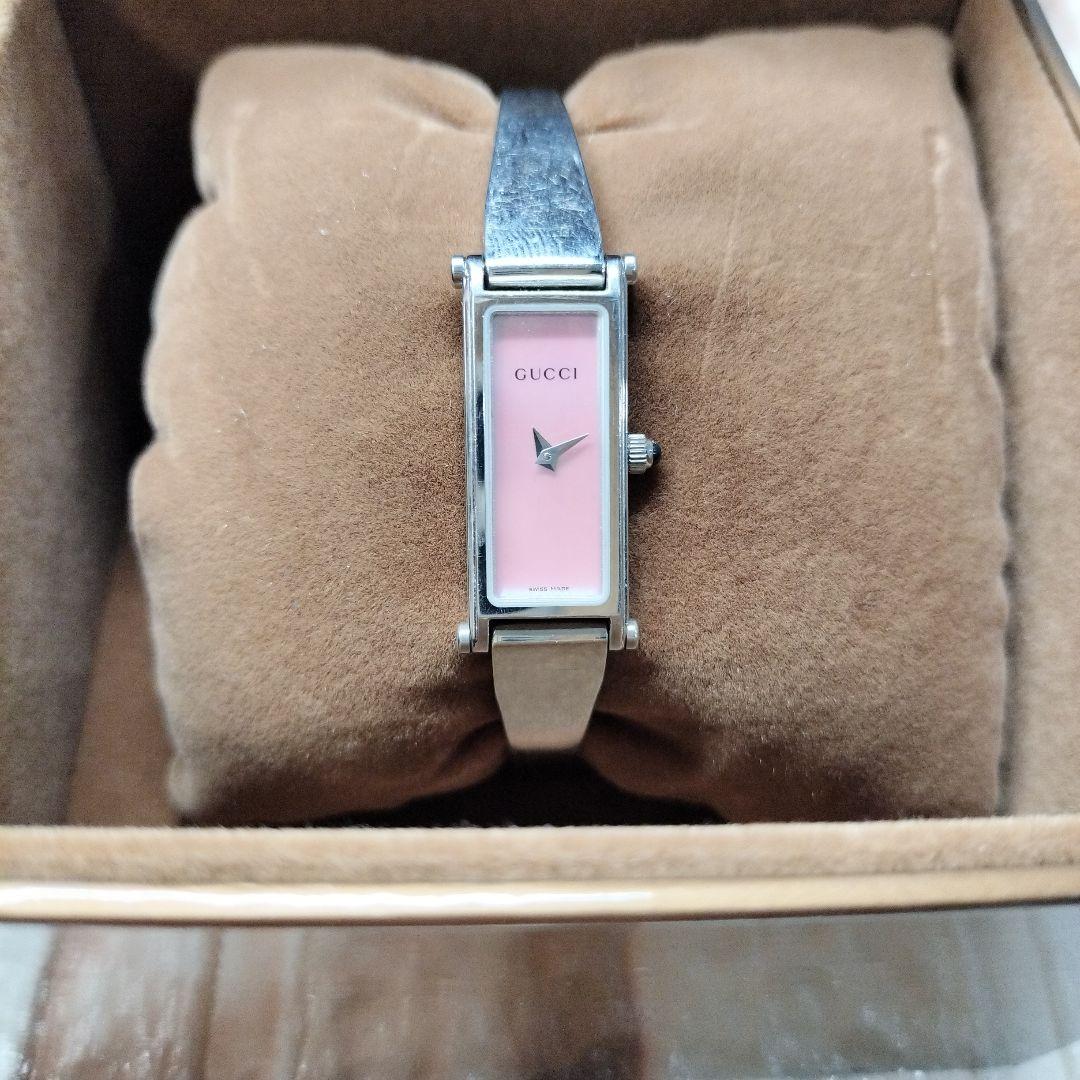 【稼働品】GUCCI グッチ 腕時計 バングルタイプ