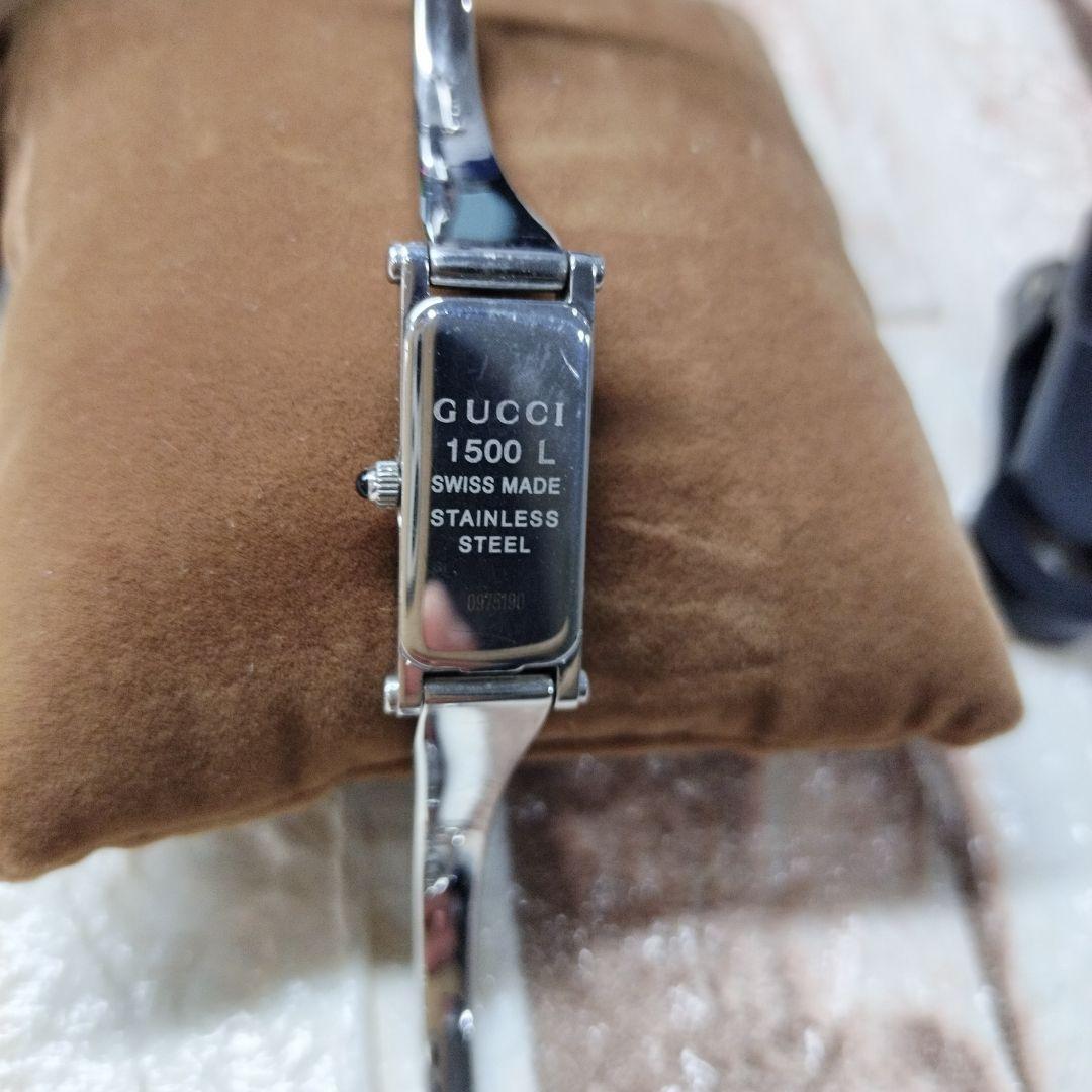 【稼働品】GUCCI グッチ 腕時計 バングルタイプ