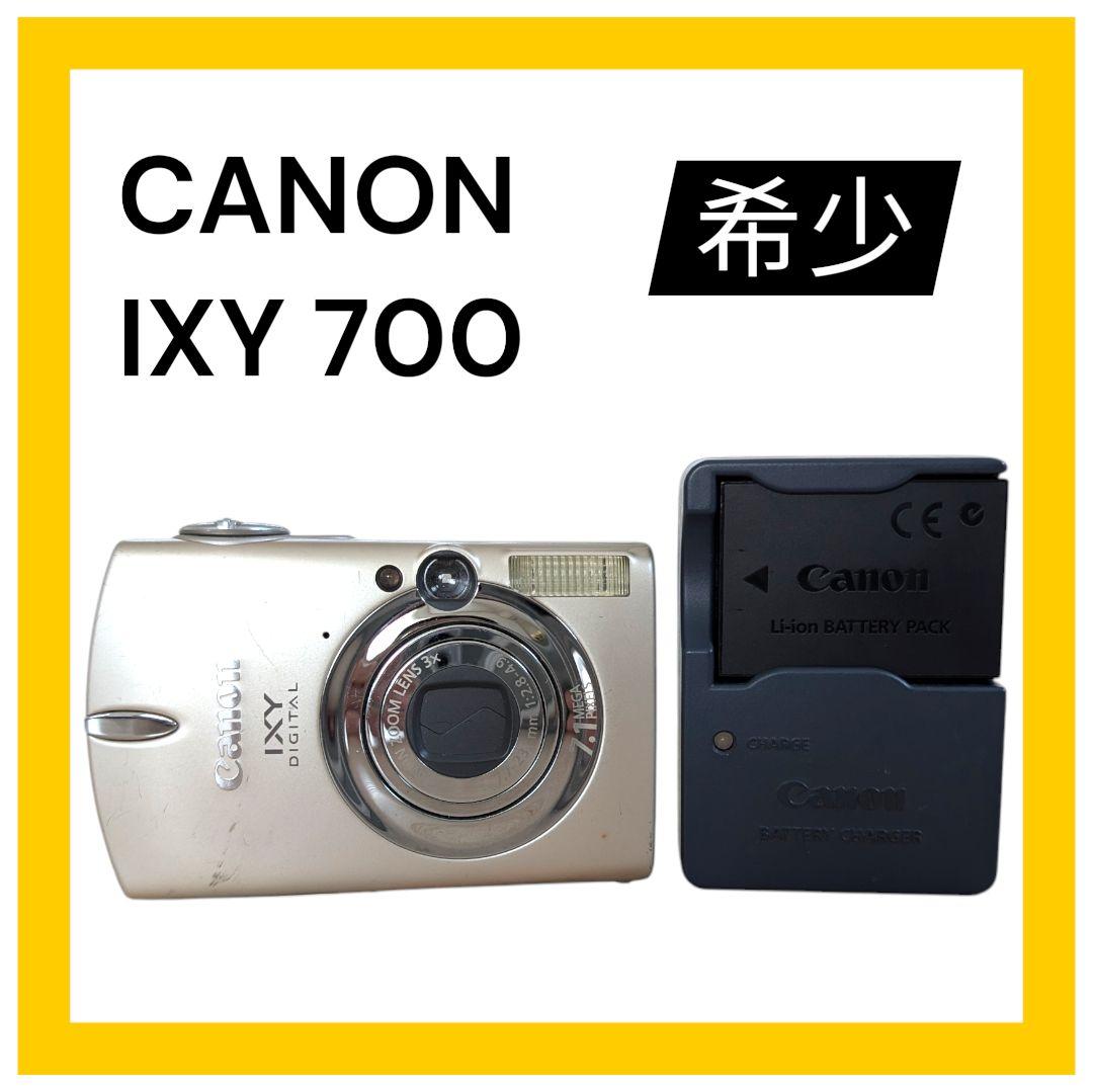 動作確認済 Canon IXY 700 デジカメ ゴールド バッテリー 充電器