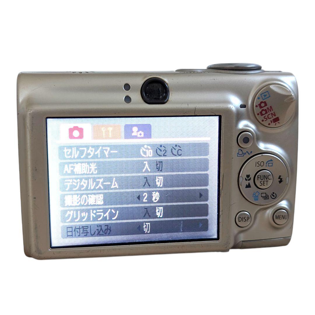 動作確認済 Canon IXY 700 デジカメ ゴールド バッテリー 充電器
