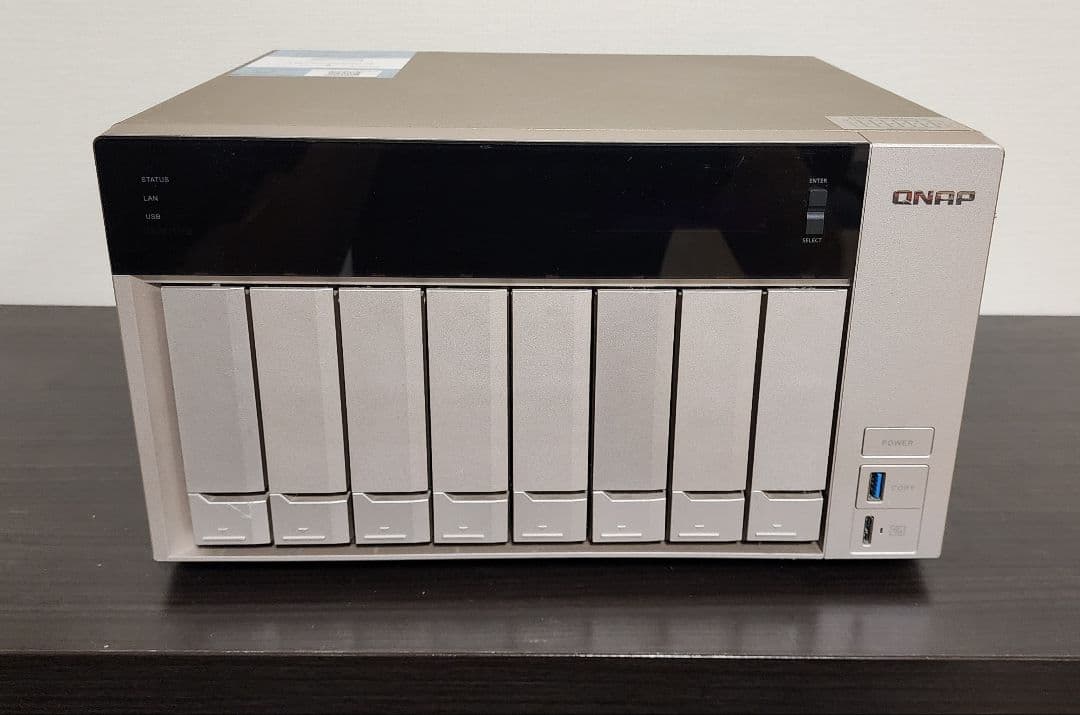 定価60万弱 NAS TVS873e メモリ37GB HDD 6TB 8台