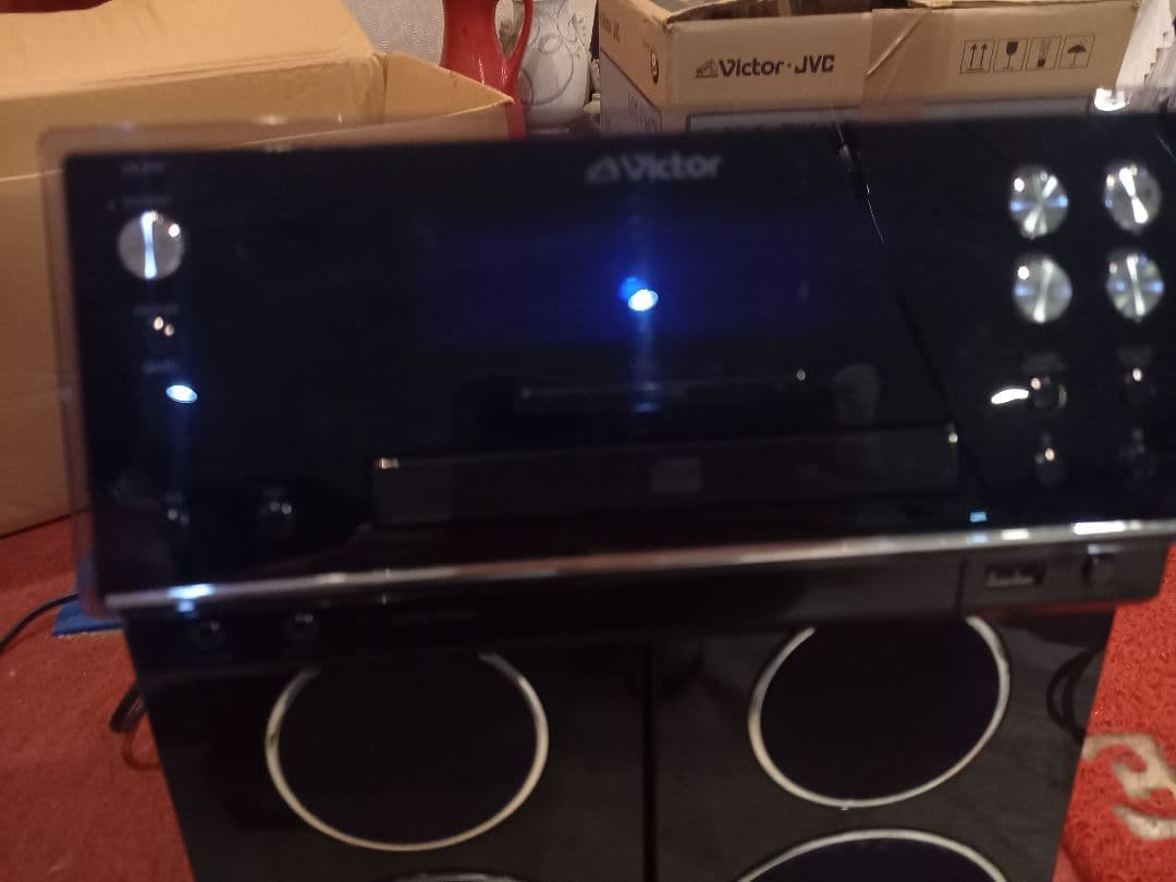 Victor ミニコンポ CDプレーヤー USBポート付き