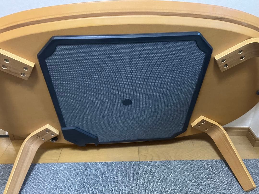 廃盤品　無印良品　楕円形こたつ MJ-KDF1340/N こたつ布団付き