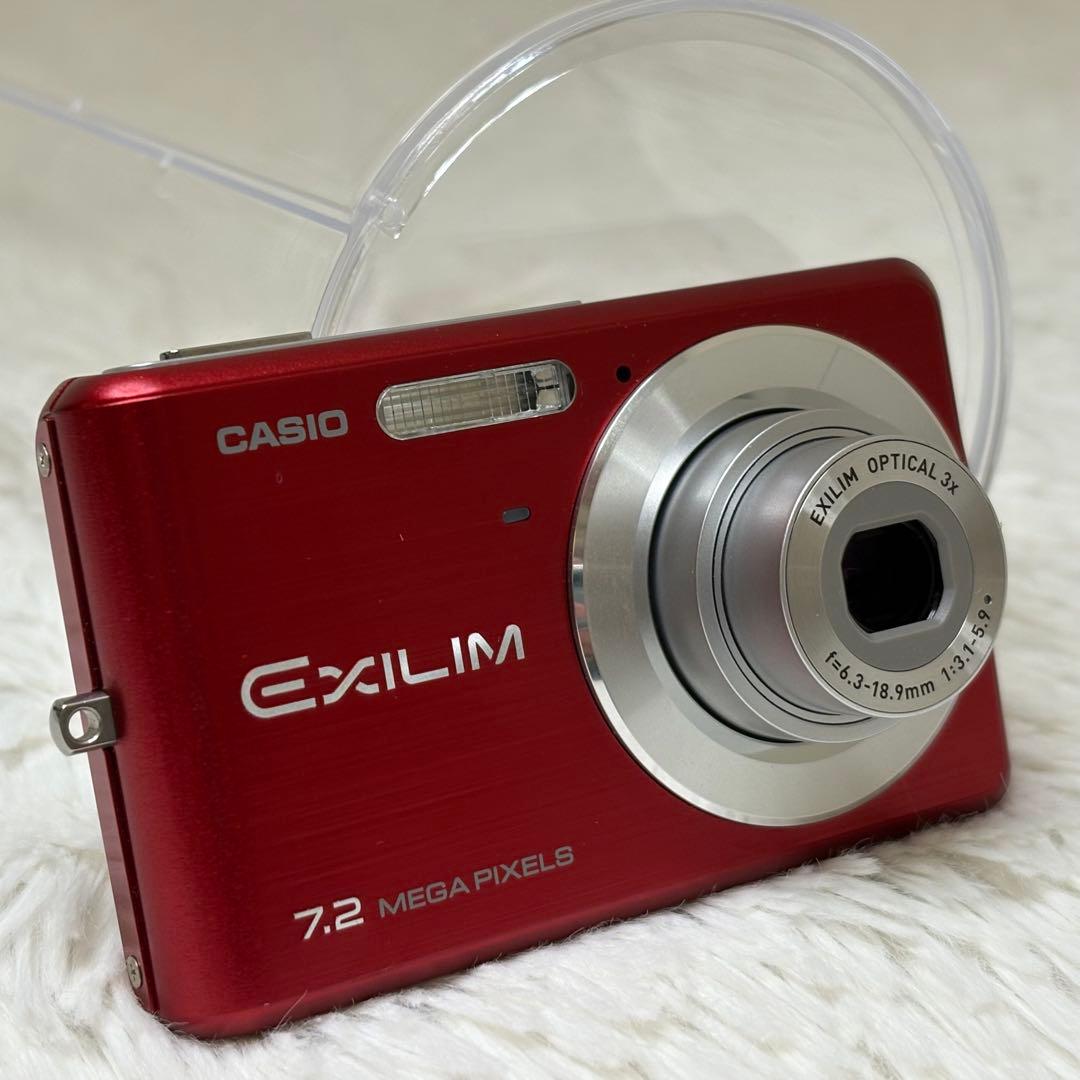 CASIO エクシリム　EX-Z77 充電器　箱　レッド コンデジ　動作品