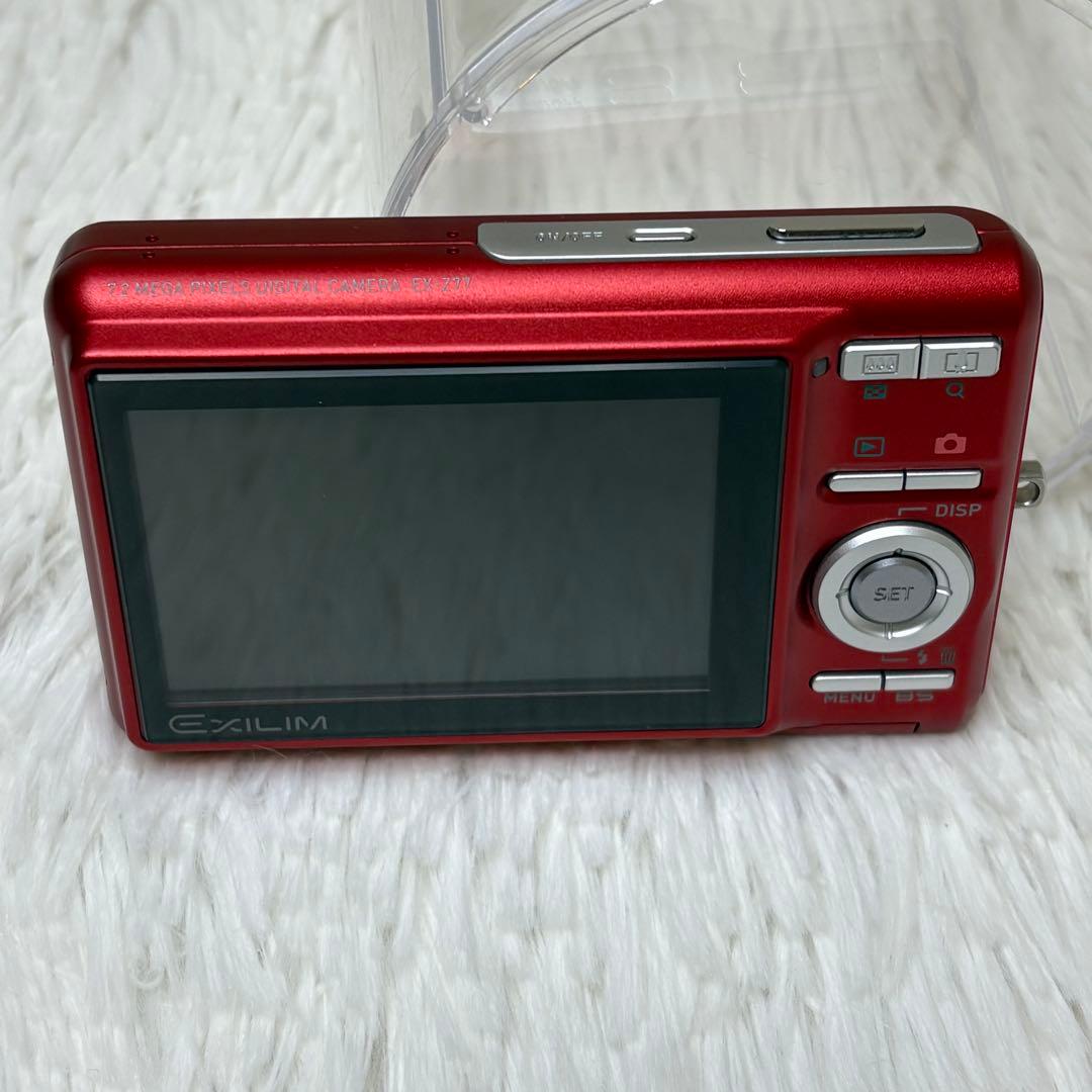 CASIO エクシリム　EX-Z77 充電器　箱　レッド コンデジ　動作品