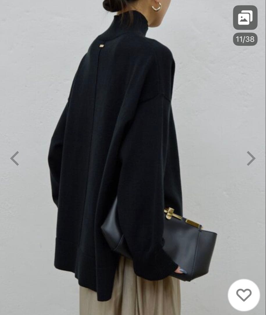 専用　 完売ブラック！ガランテ人気No.1 全骨格着痩せが叶う！オーバータートル