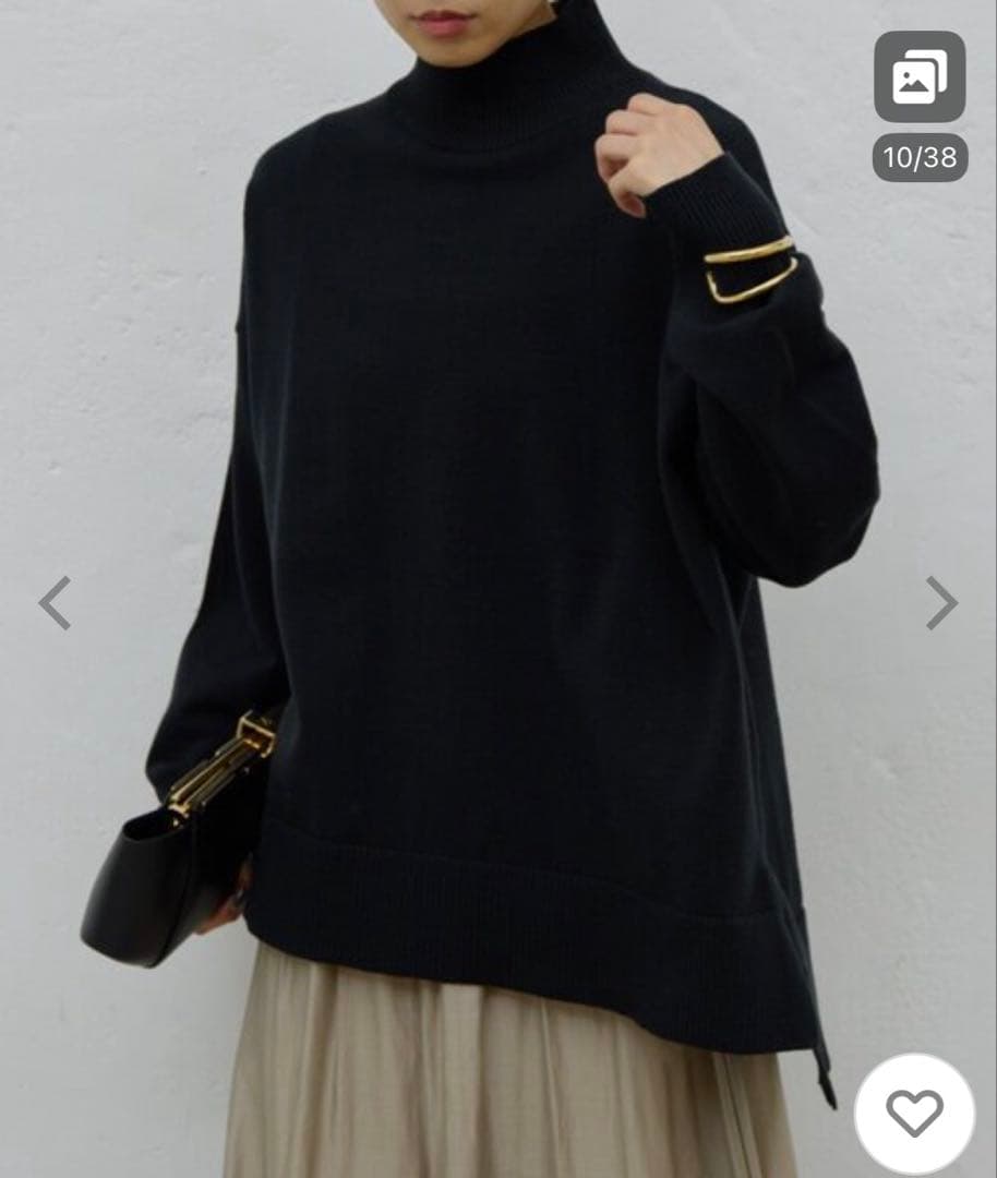 専用　 完売ブラック！ガランテ人気No.1 全骨格着痩せが叶う！オーバータートル