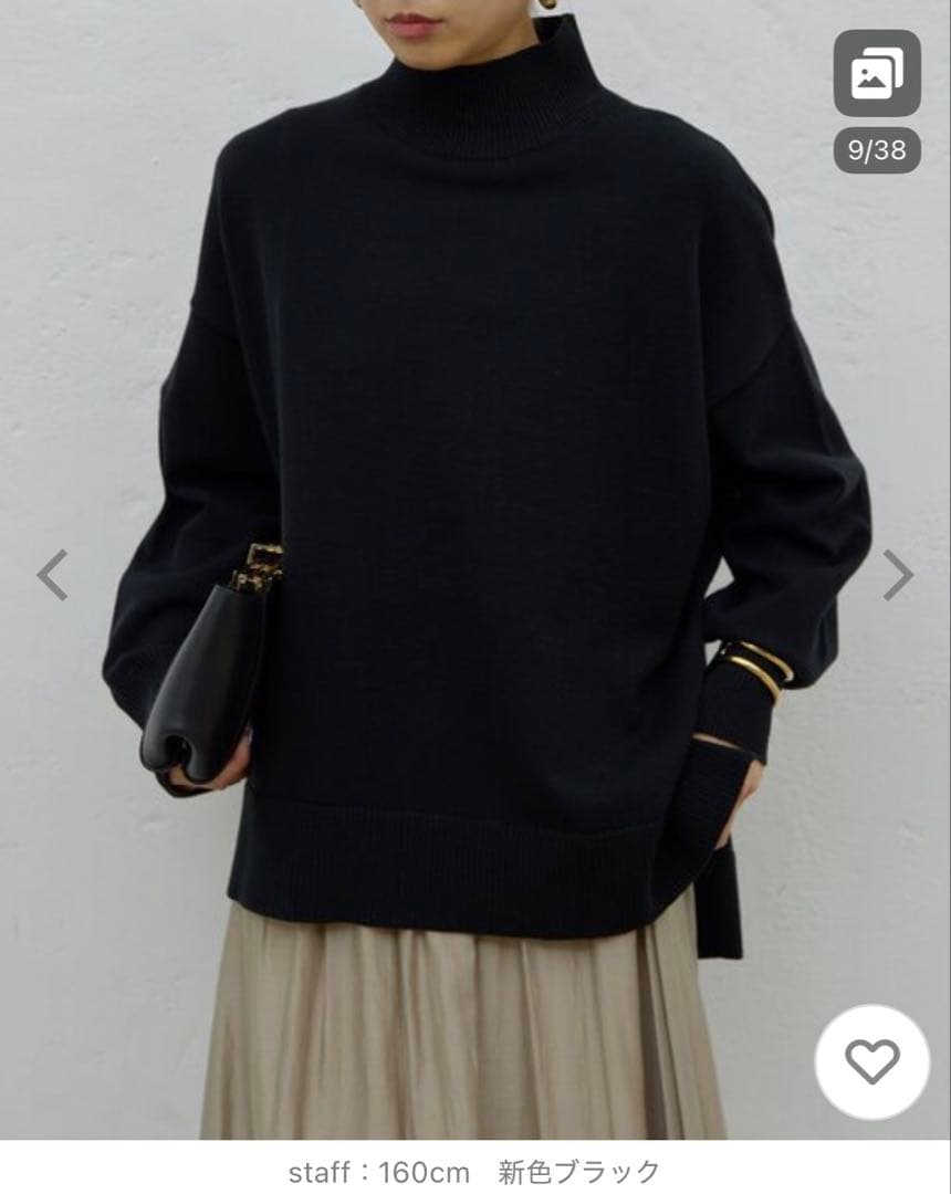 専用　 完売ブラック！ガランテ人気No.1 全骨格着痩せが叶う！オーバータートル