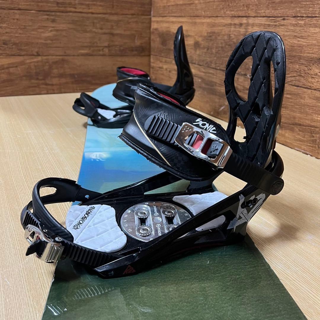 K2 初心者オススメ　メンズスノーボード2点セット　メンテナンス済み　バイン付き