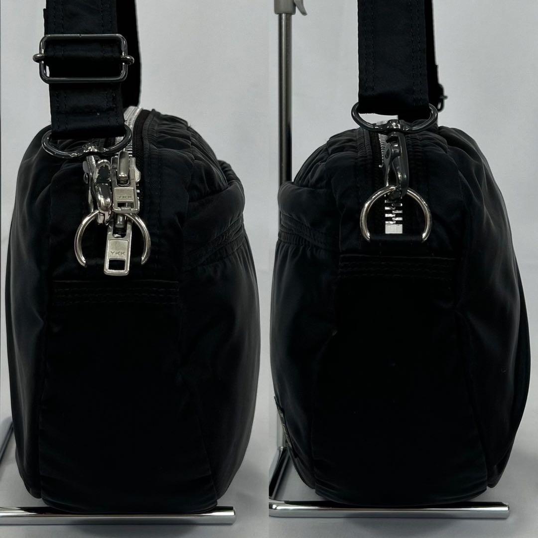 【極美品】ポーター タンカー ショルダーバッグ ボディバッグ ナイロン 三日月型