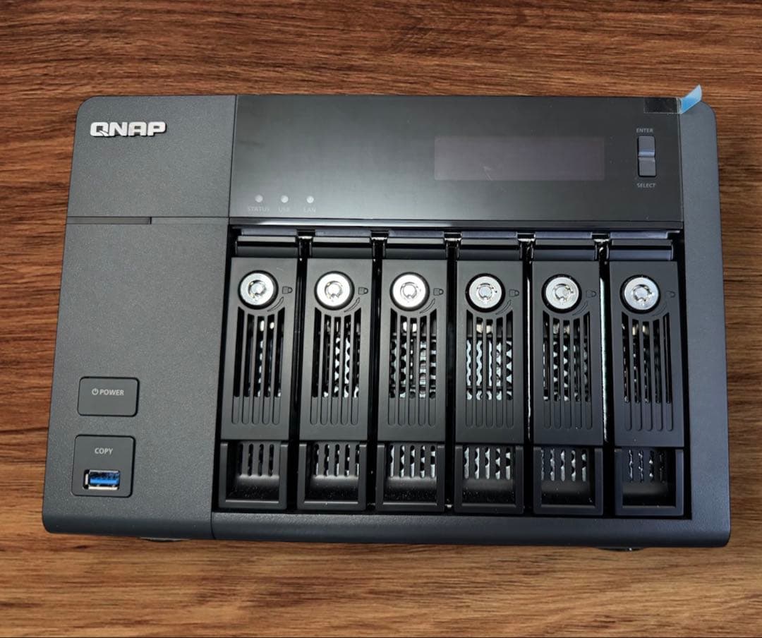 QNAP TVS-671 6ベイNAS Core-i3モデル ディスクおまけ付き