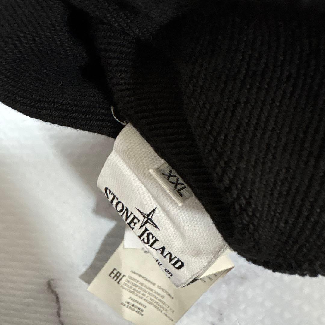 ✨大人気✨ STONE 　 ストーンアイランド黒パーカーXXL
