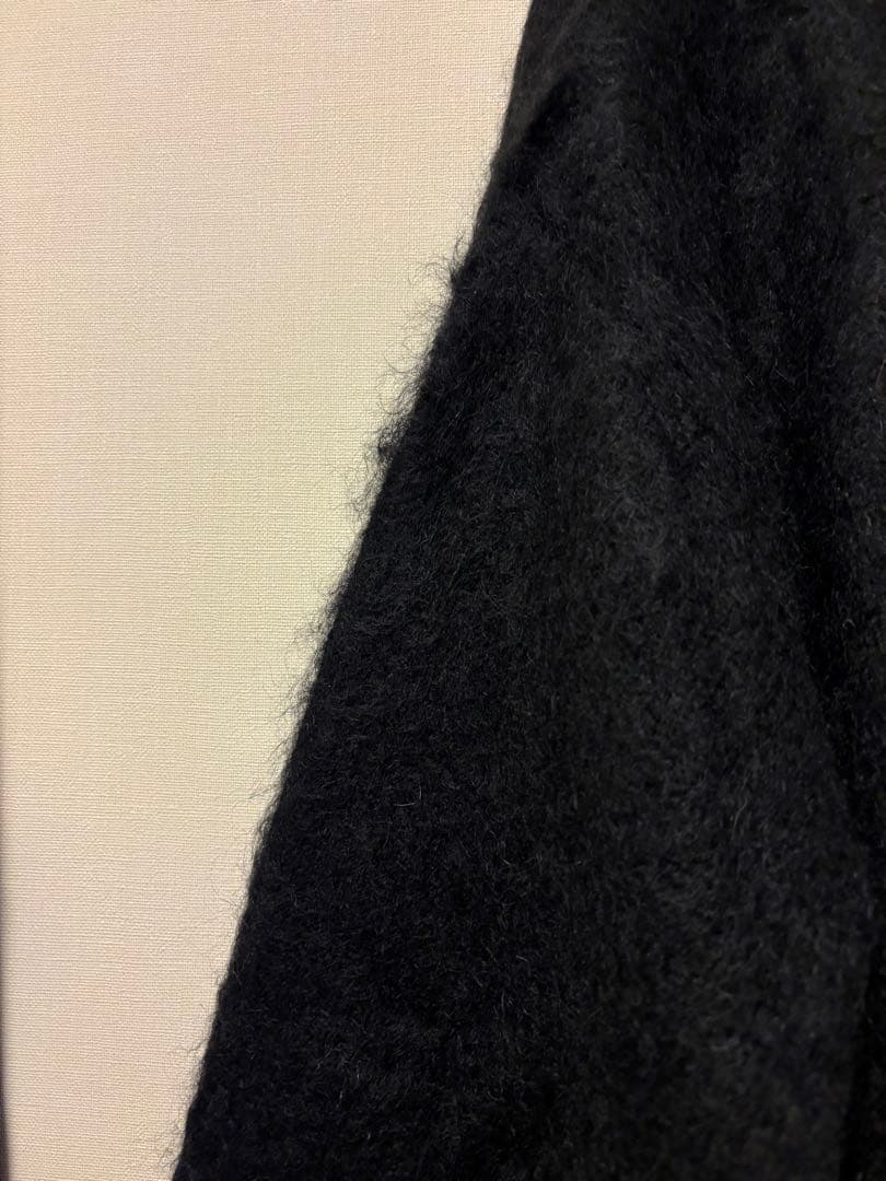 Supreme ブラック 毛羽立ちあり　モヘアニット　XL