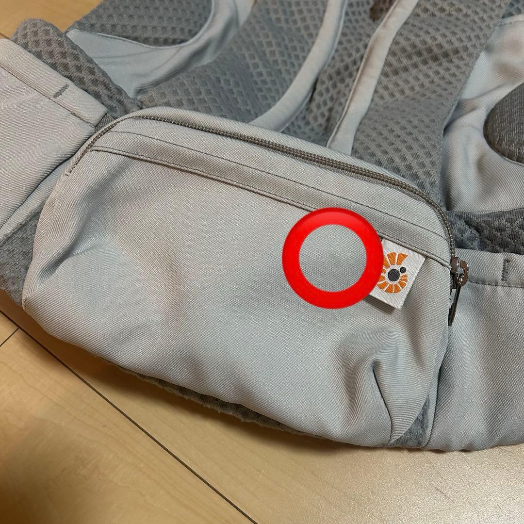 エルゴベビー　パールグレー　エルゴ　オムニブリーズ　OMNI breeze