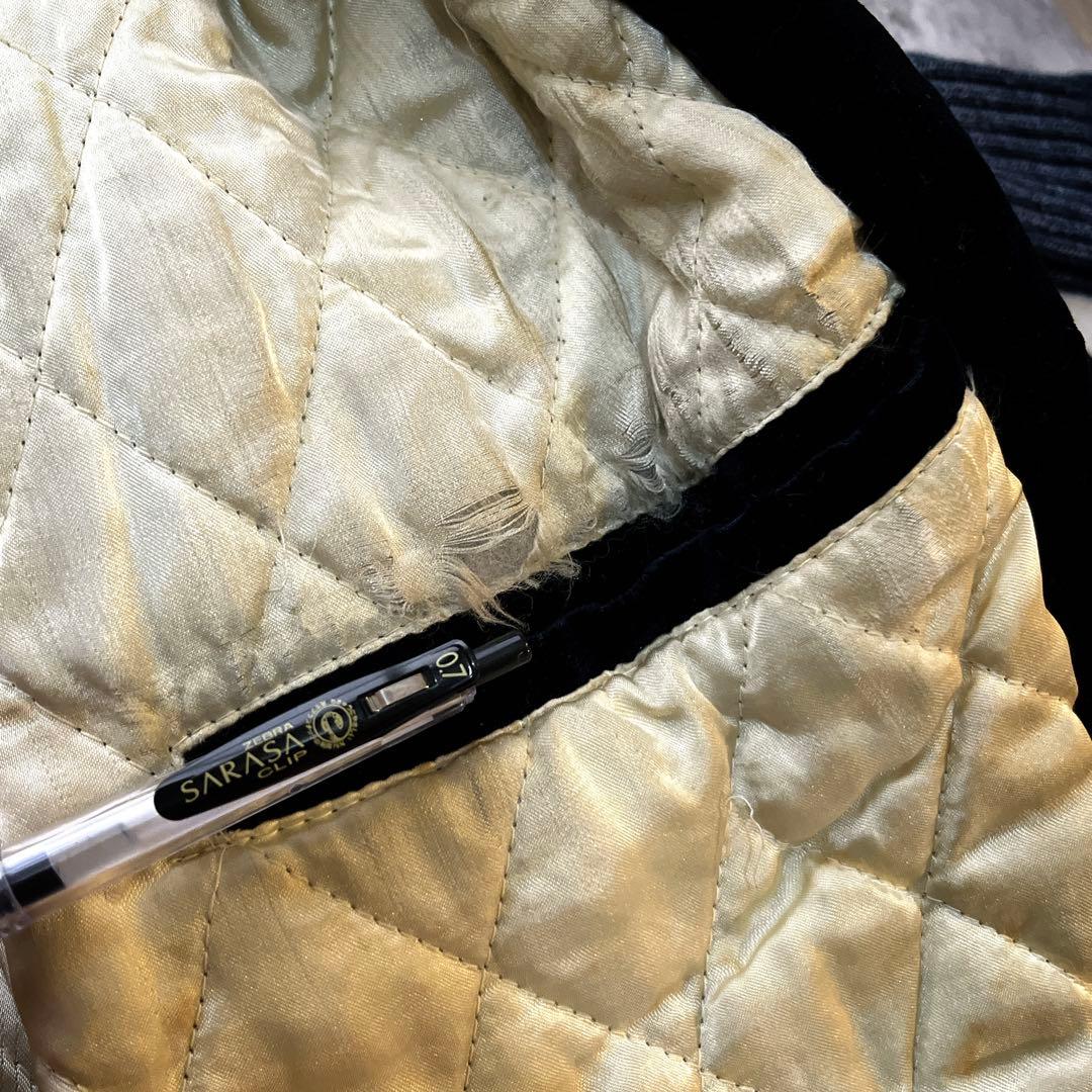 Lサイズ　超希少　虎　タイガー 龍　Houston スカジャン 別珍　オールド