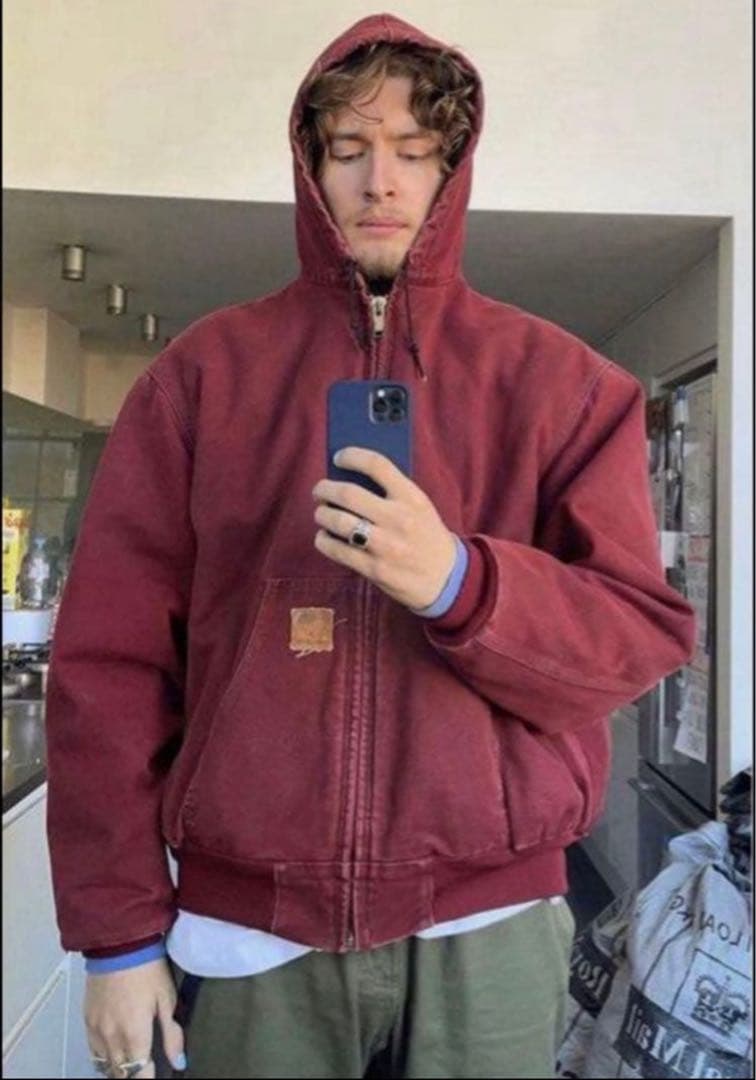 極希少　雰囲気抜群carhartt アクティブジャケット　CRY