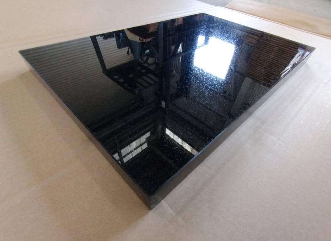 ●天然黒御影石 オーディオボード●450×300×20●5面磨き　送料無料