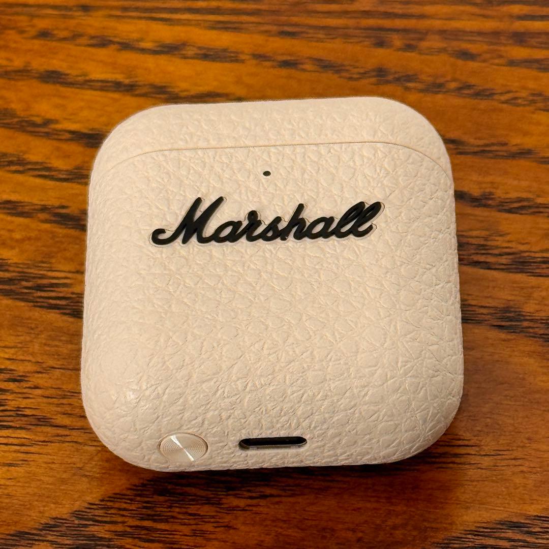 【Marshall MINOR IV】ワイヤレスイヤホン（クリーム）