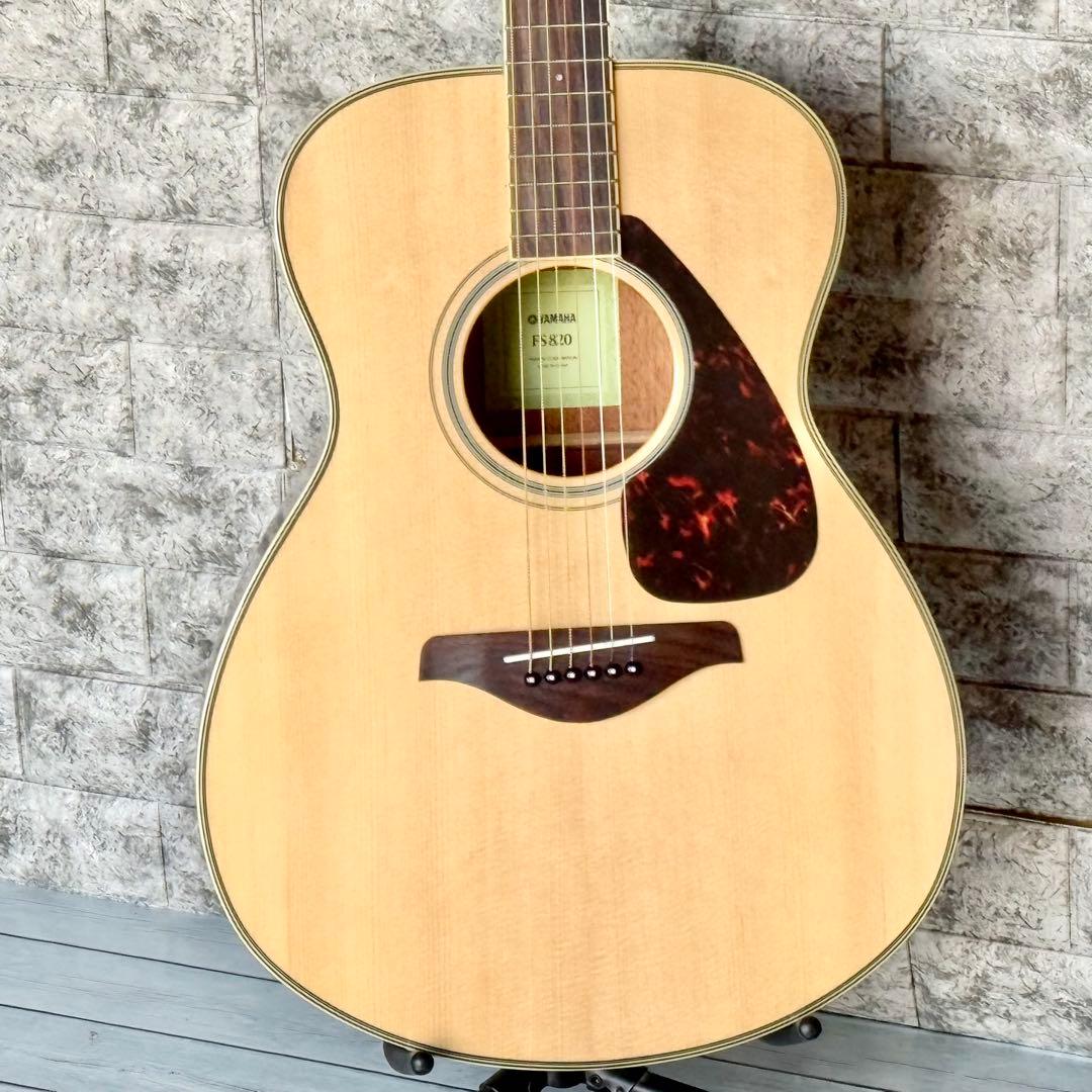 YAMAHA「FS820」トップ単板アコースティックギター