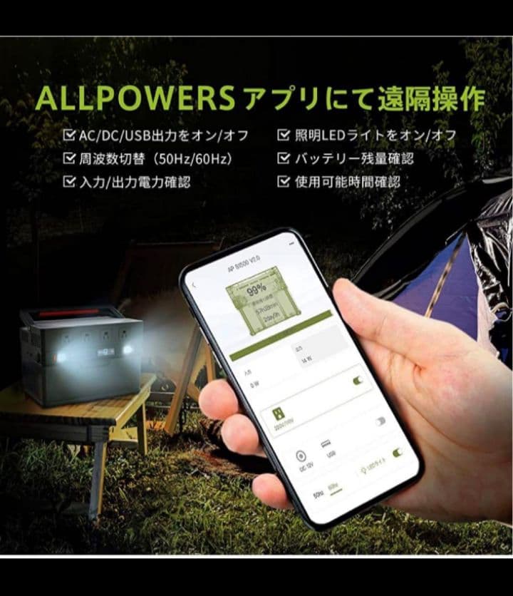 大特価】ALLPOWERS S1500ポータブル電源 1500W 充電