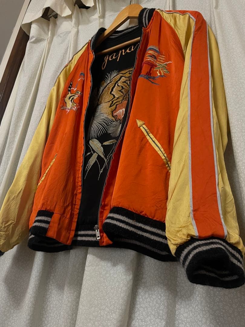 ★美品　テーラー東洋　スペシャル　港商リバーシブル虎刺繍　スカジャン