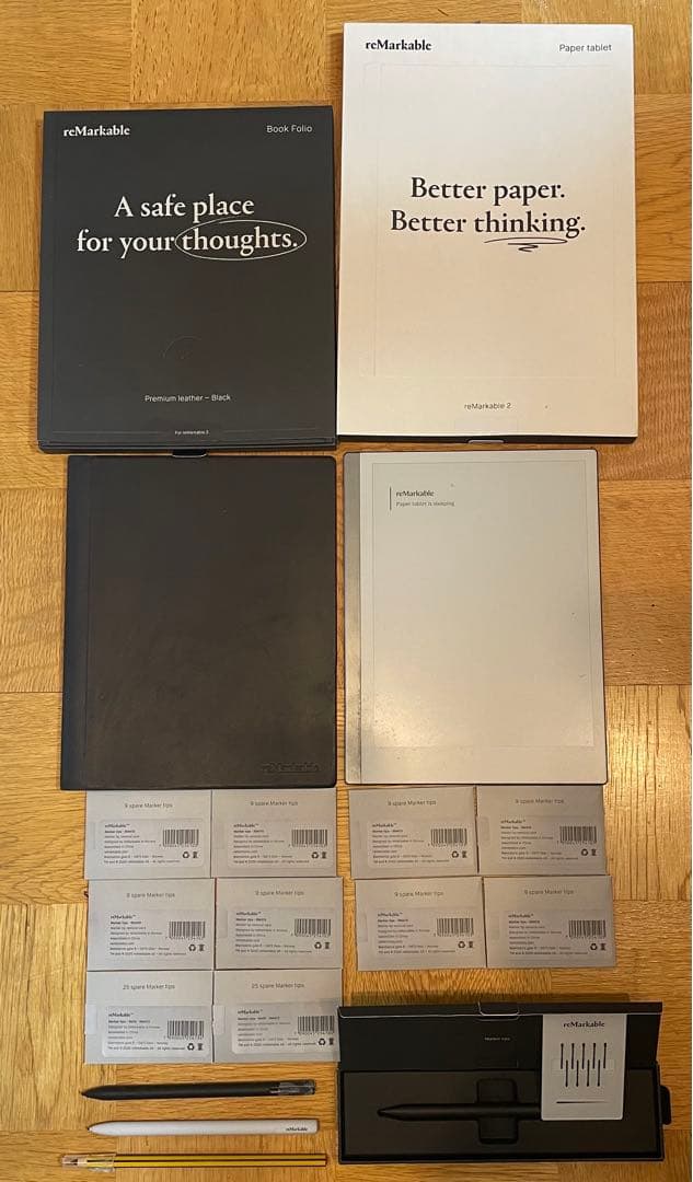 M*o様 電子ペーパー　reMarkable2(カバー、スタイラスペン、替え芯付