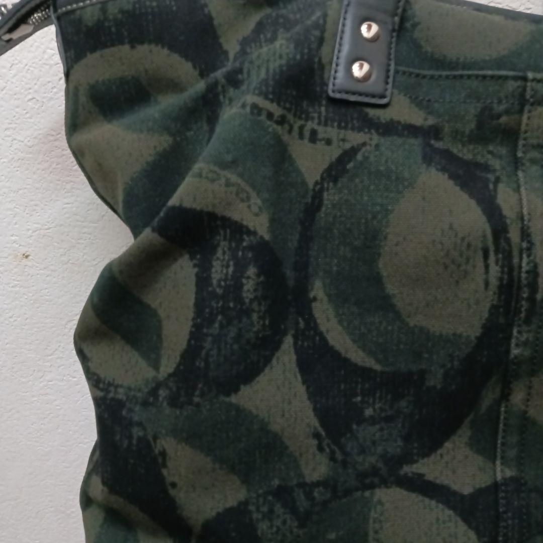 COACH　カモフラ　迷彩　トートバッグ　　ユニセックス　希少