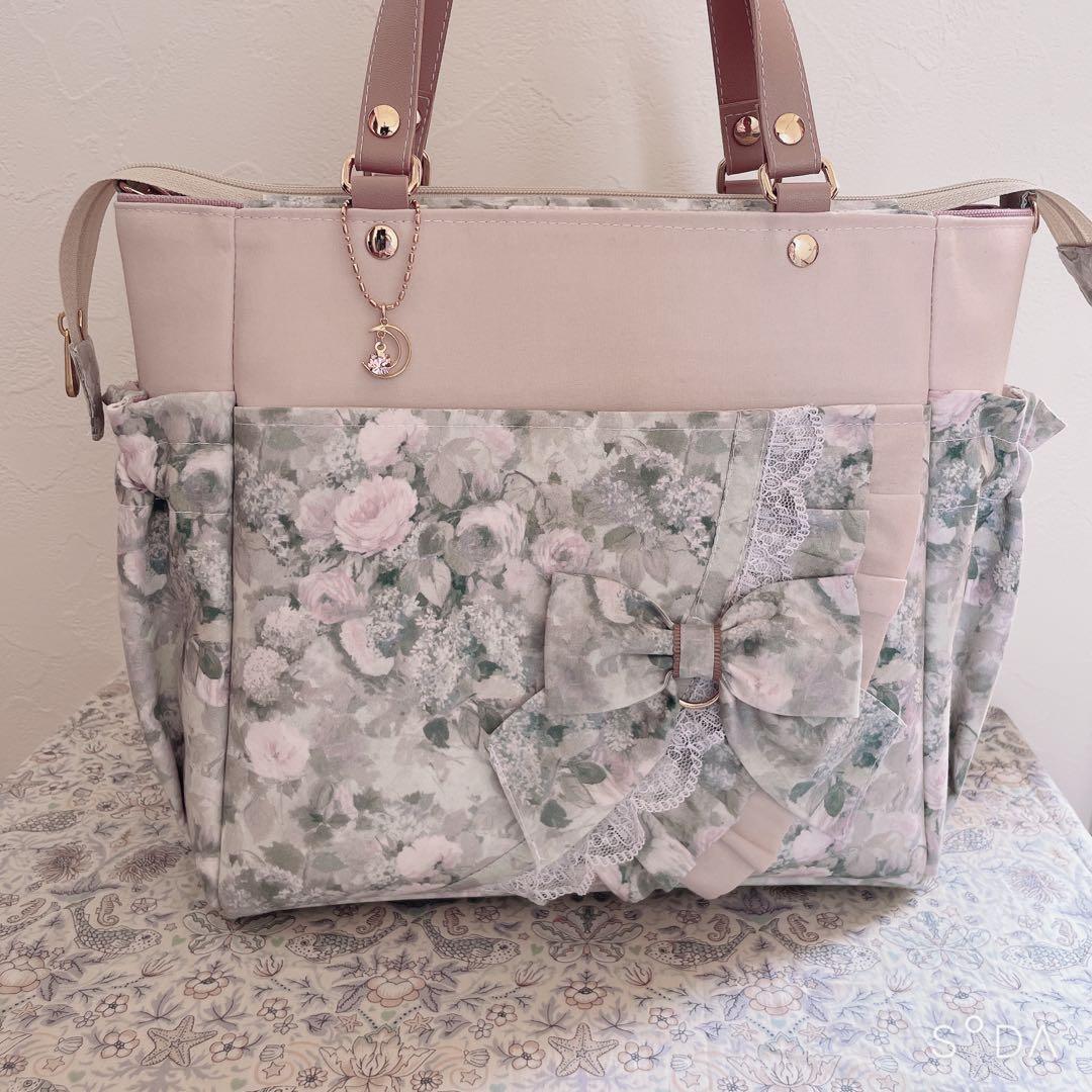 リバティ ジョリーフルール スクエアトートバッグ