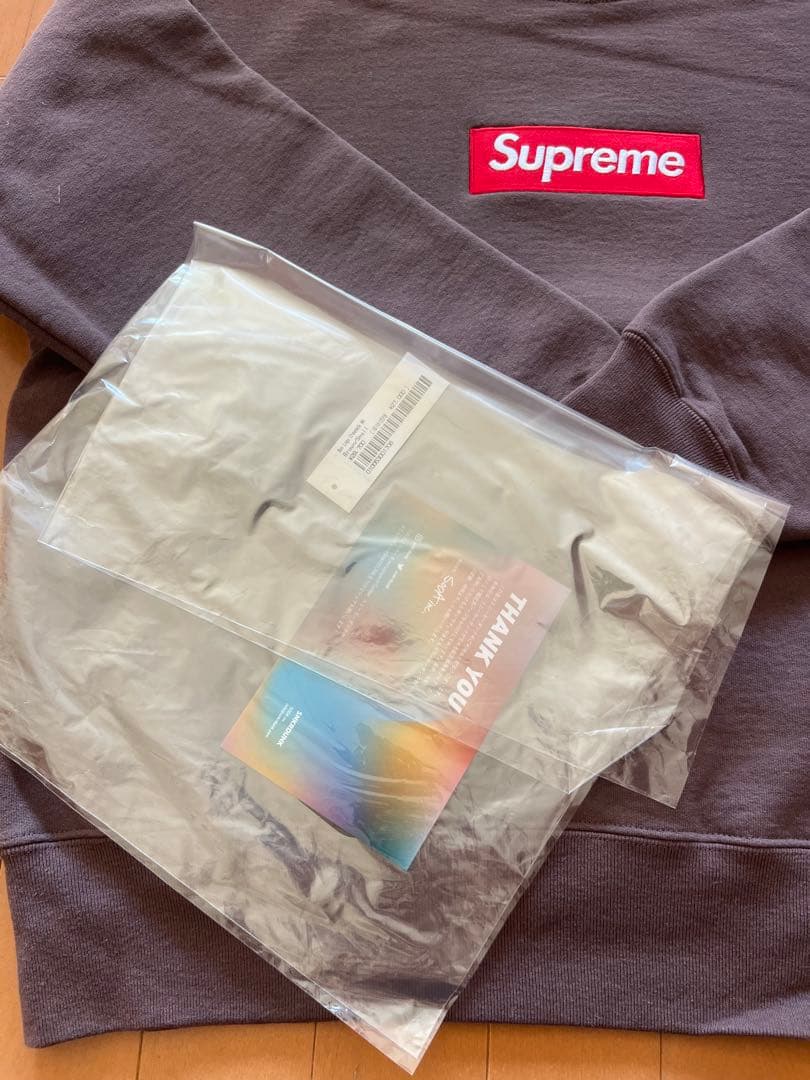 supreme ボックスロゴ　スウェット　トレーナー　S