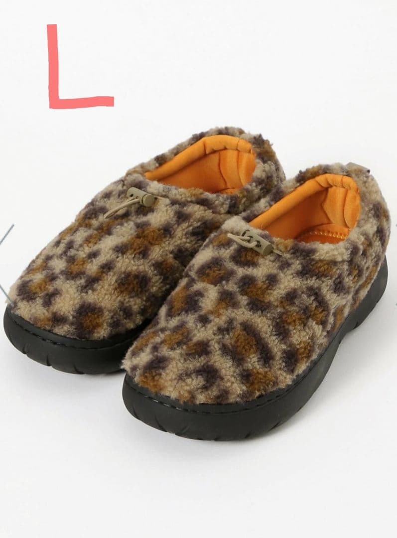 niko and…オリジナルニコモコモックシューズ レオパードL