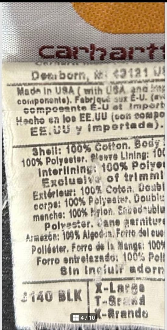 Carhartt カーハート アクティブジャケット ブラック