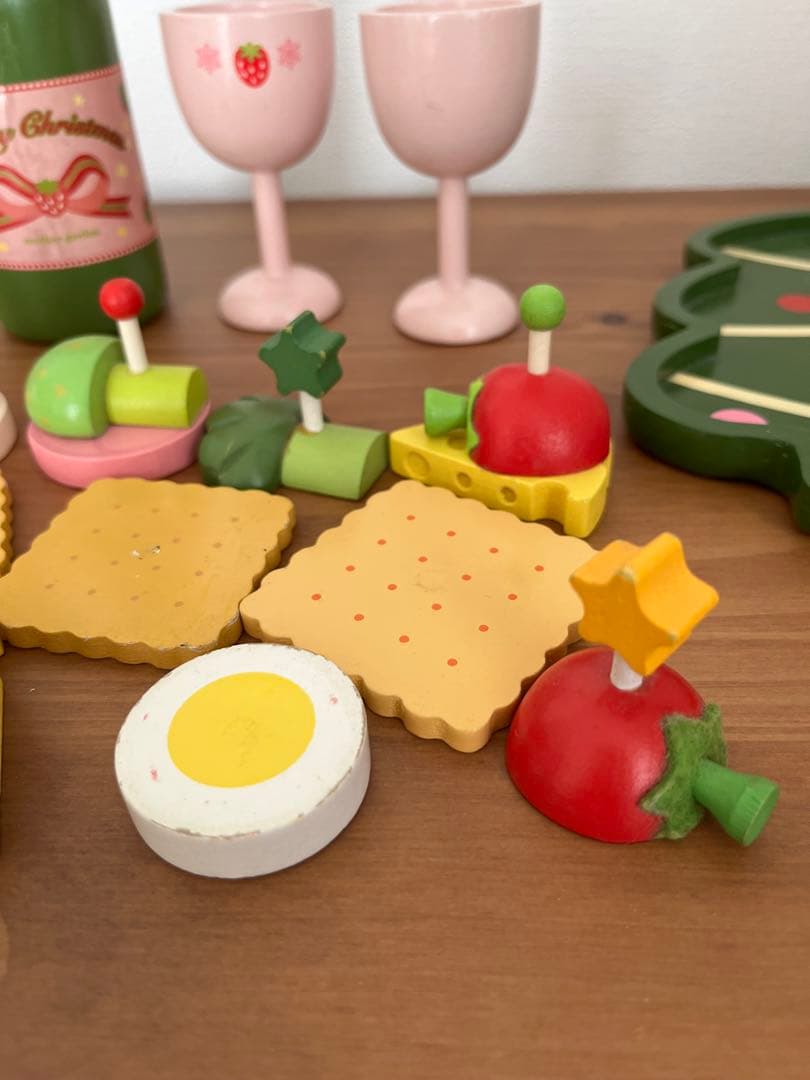 マザーガーデン★野いちごのおままごと★木製玩具★クリスマスセット