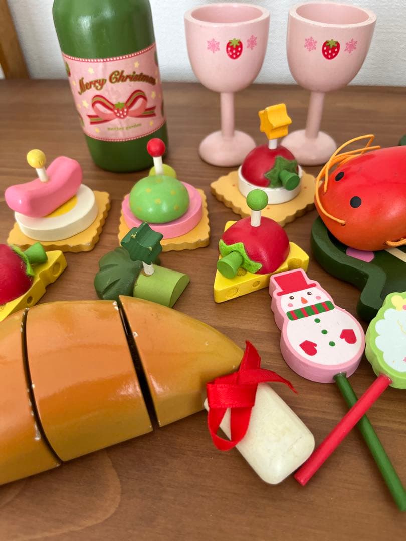 マザーガーデン★野いちごのおままごと★木製玩具★クリスマスセット