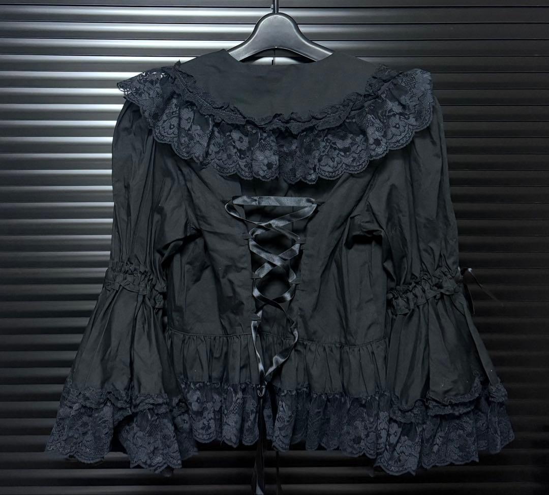 morphose ラッセルレース ブラウス 姫袖ブラウス ロリータ