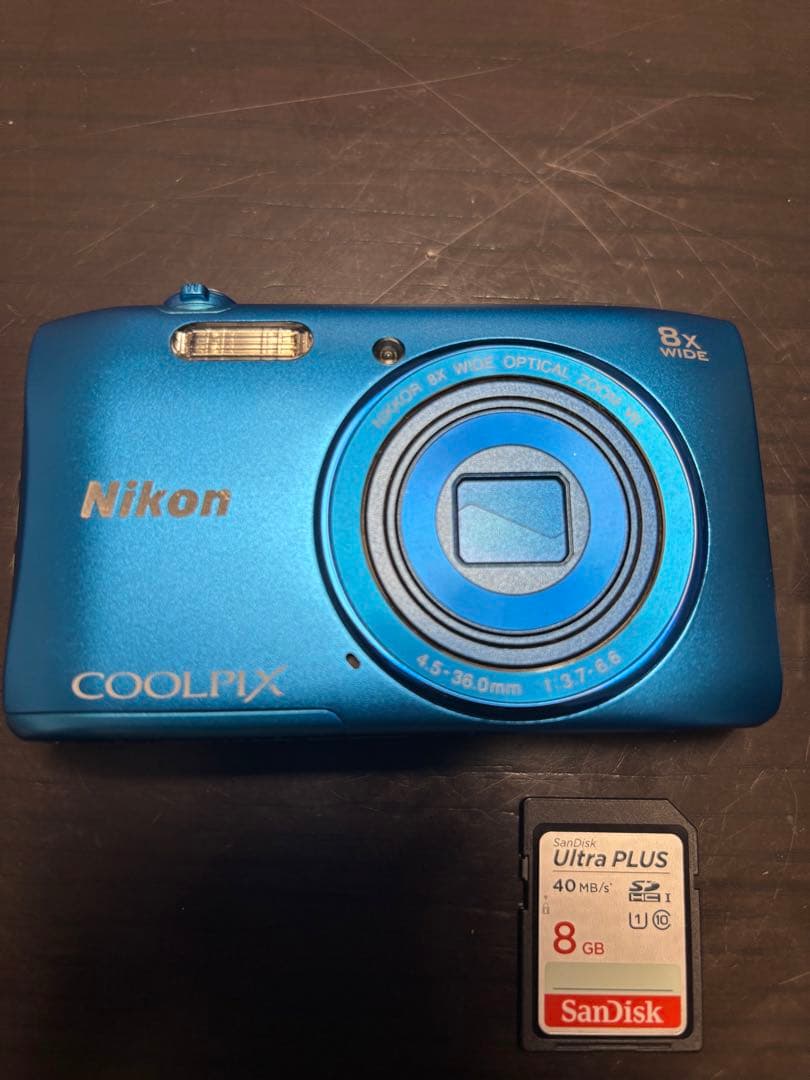 Nikon COOLPIX ニコン クールピクス S3600 ブルー