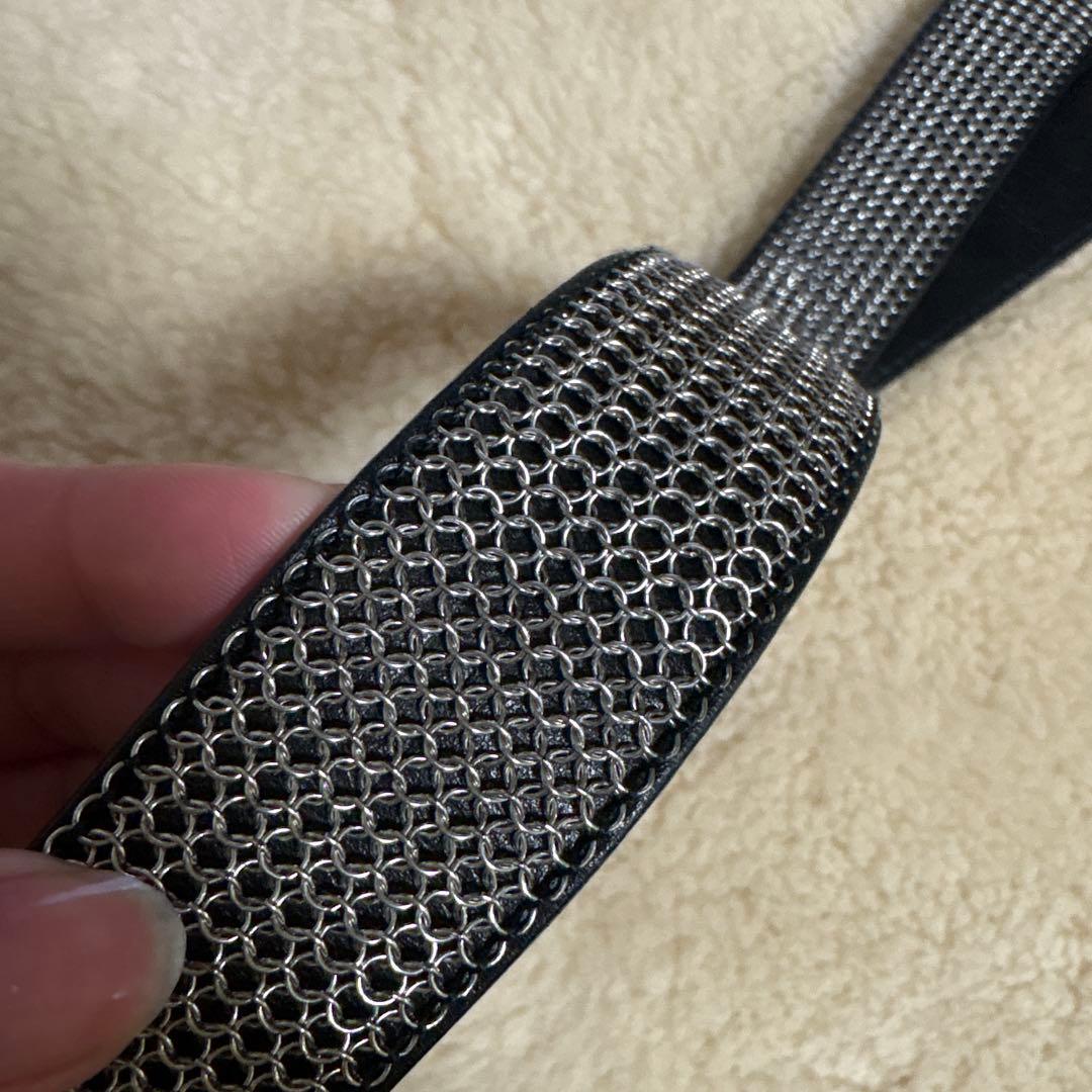 JILSANDER ジルサンダー ベルト 黒 シルバー