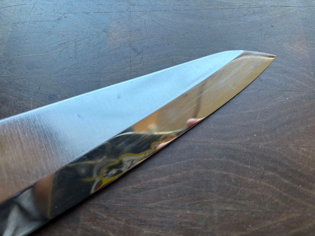 堺一文字光秀　ガラスキ　180mm 包丁　全鋼　骨スキ　洋出刃　洋包丁　釣り