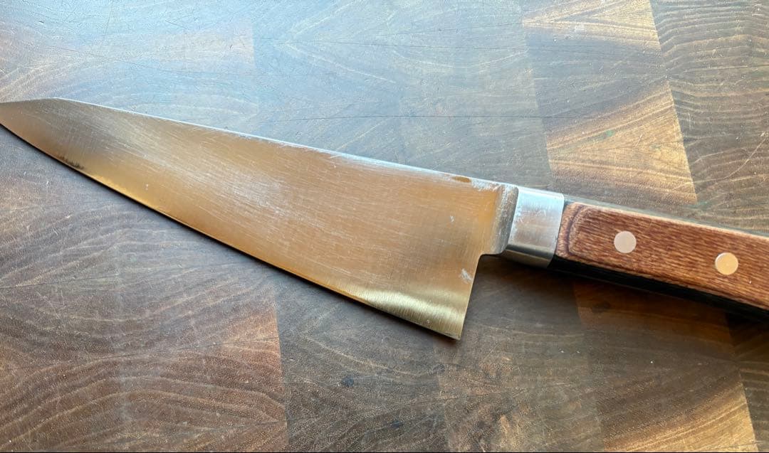 堺一文字光秀　ガラスキ　180mm 包丁　全鋼　骨スキ　洋出刃　洋包丁　釣り