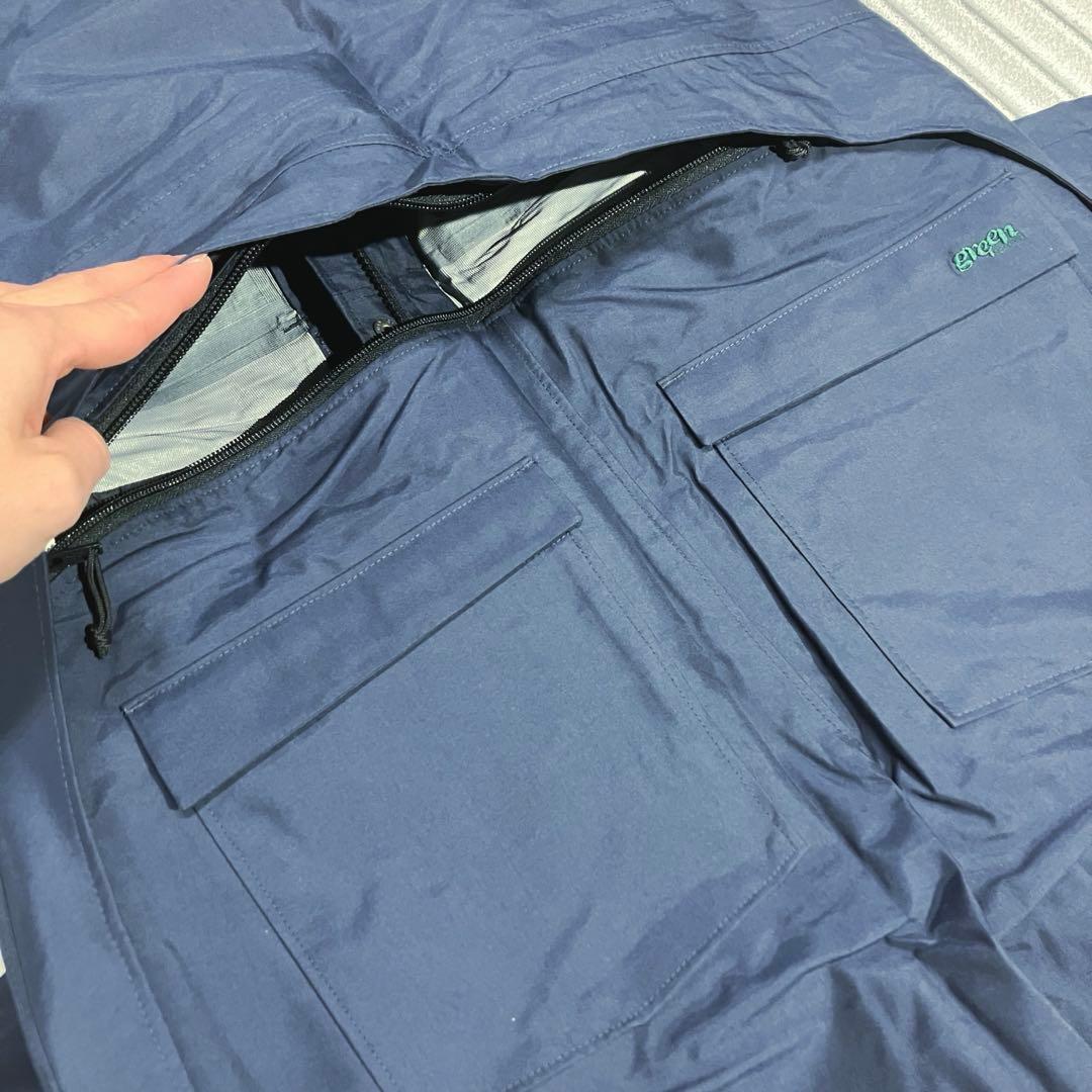 未使用　グリーンクロージング　オガジャケット　ビブパンツ　スノボウェア　上下