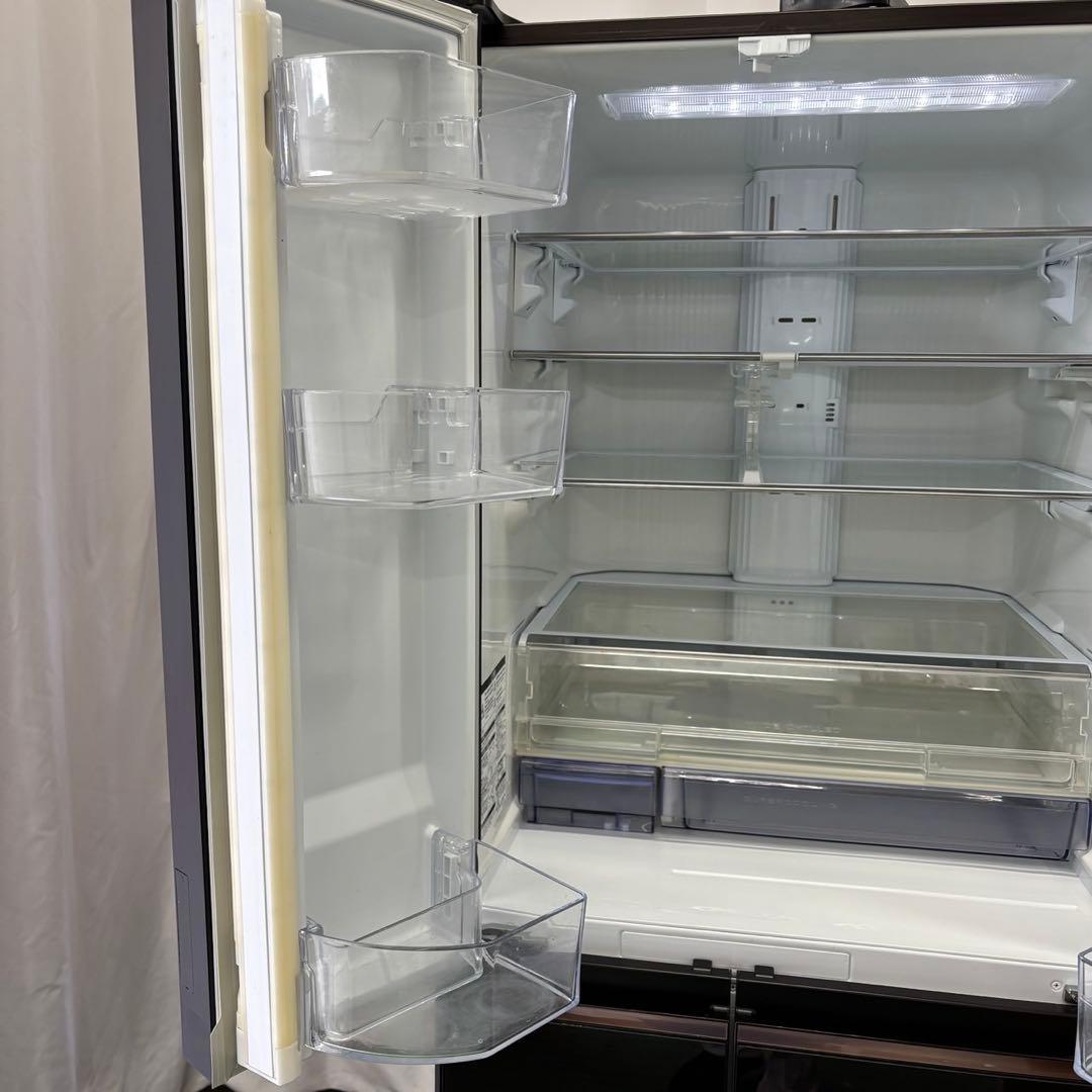 742　設置無料　冷蔵庫　三菱　大型　600ℓ　フレンチドア　中古　安い　綺麗