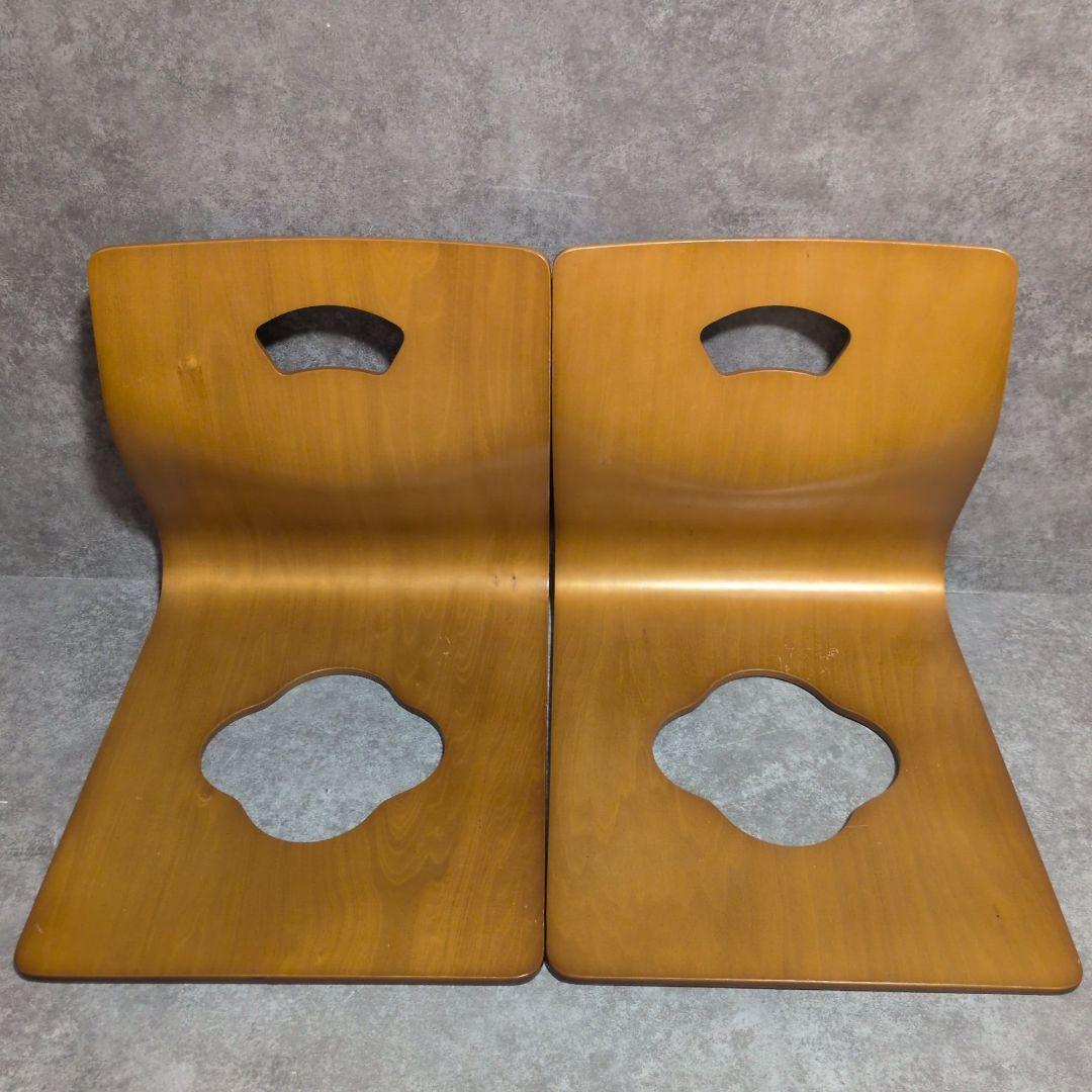 演漆　曲げ木座椅子 8席セット