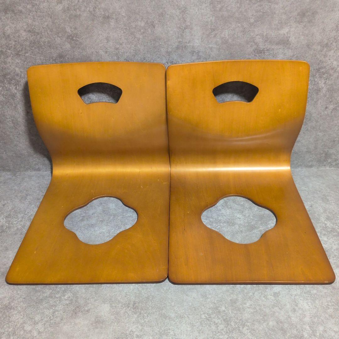 演漆　曲げ木座椅子 8席セット