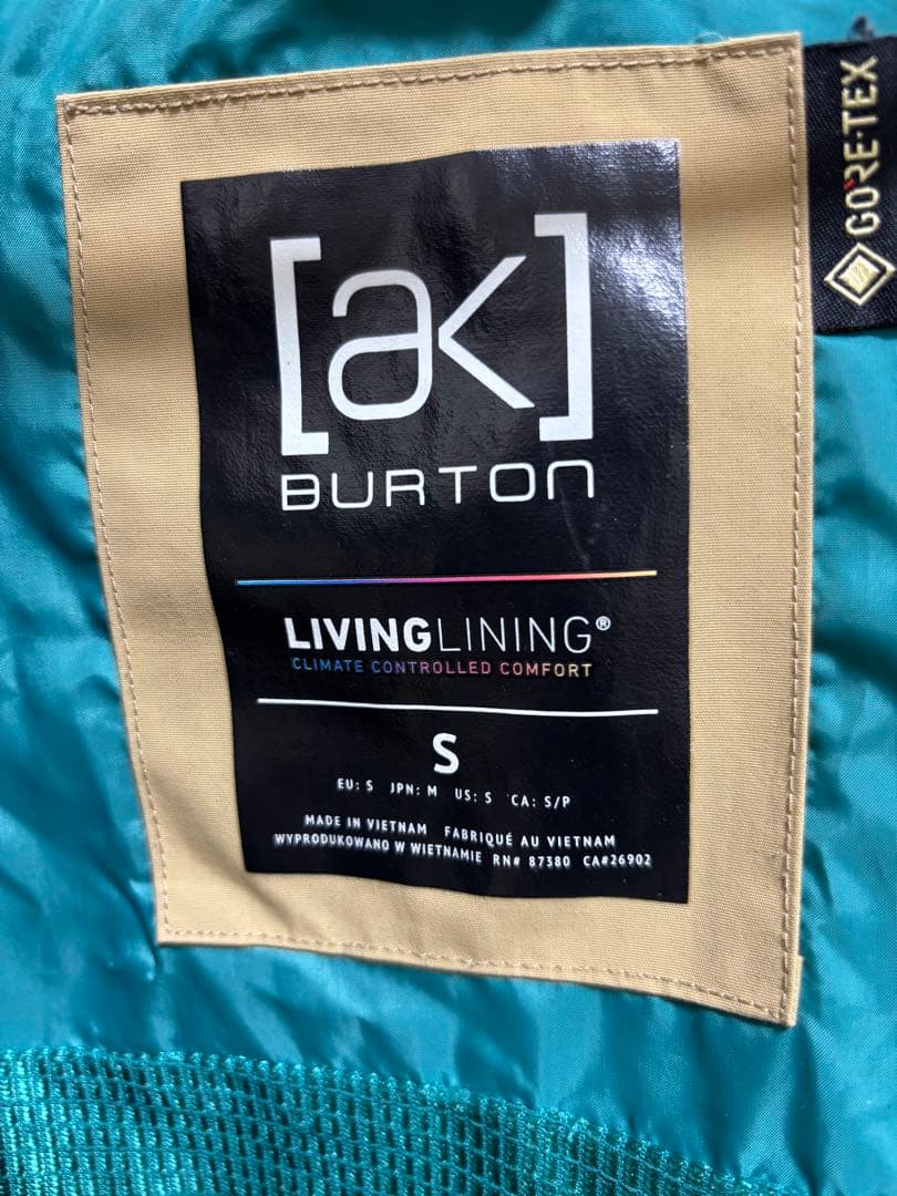 Burton [ak] GORE-TEX スノーボードジャケット　Mens