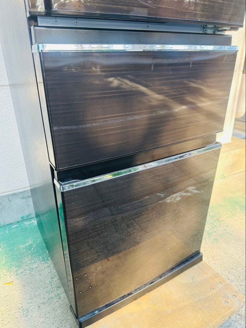 【美品】2017年製　三菱冷蔵庫　木目ブラウン色　MR-CX37A-BR1