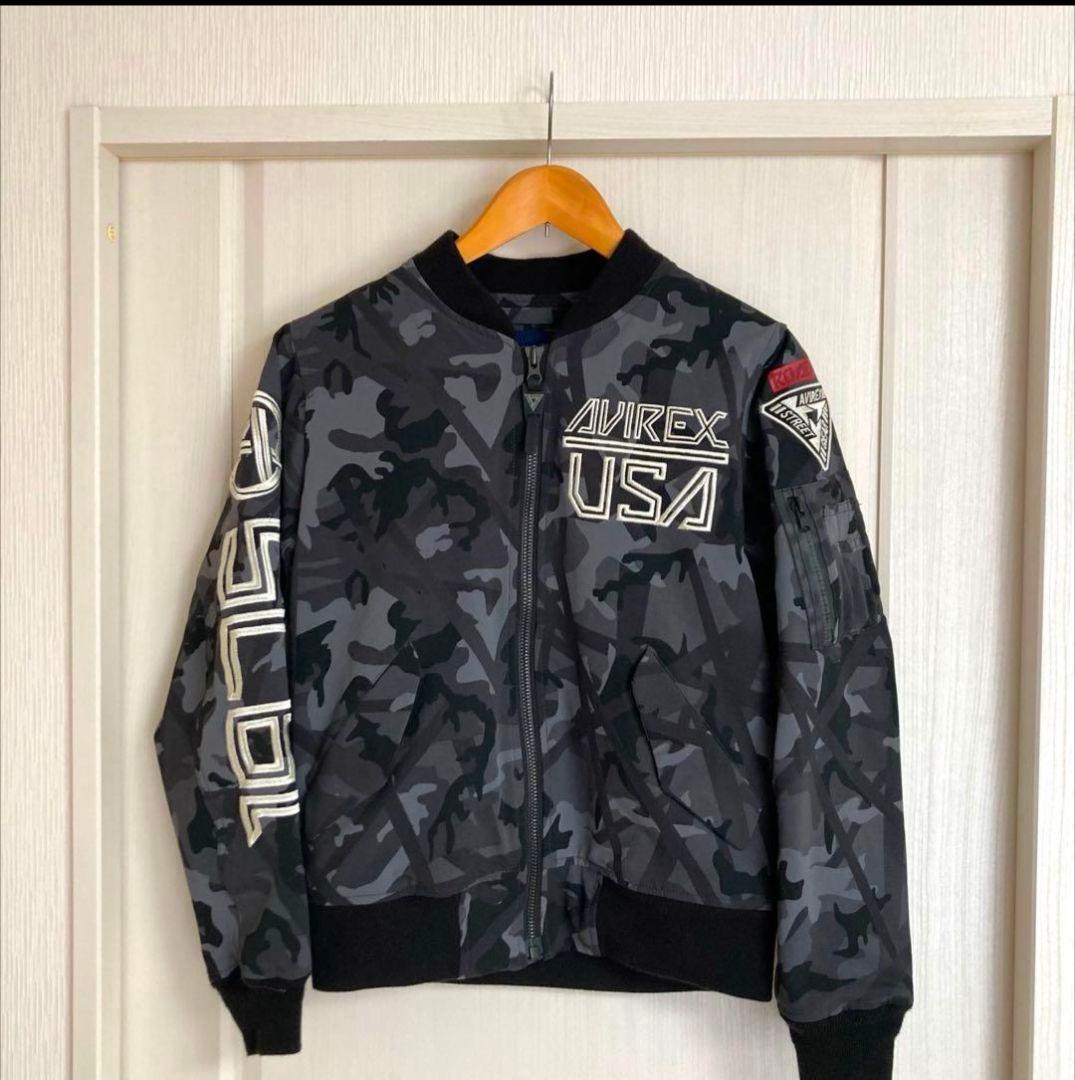 AVIREX MA-1 カモフラージュジャケット