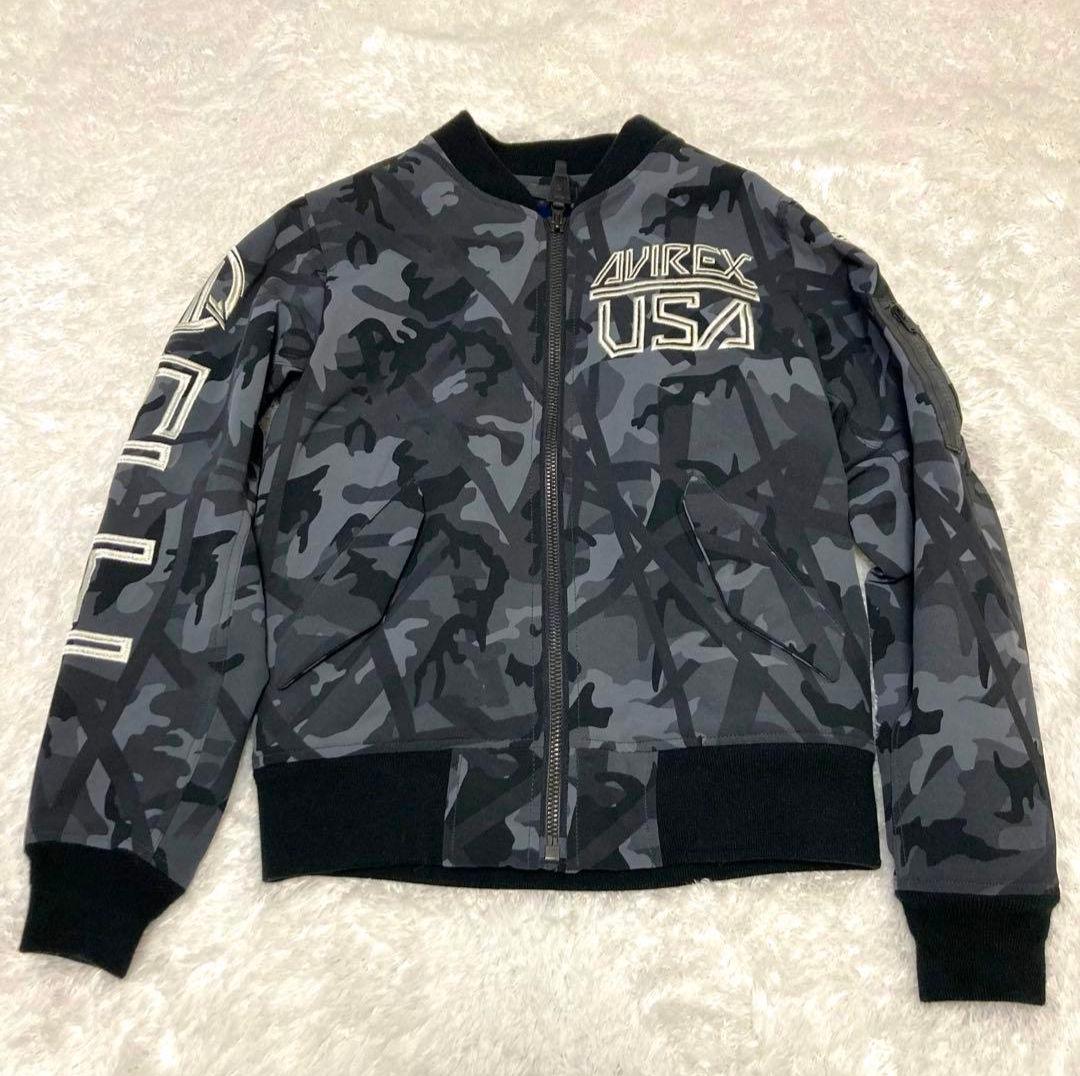 AVIREX MA-1 カモフラージュジャケット